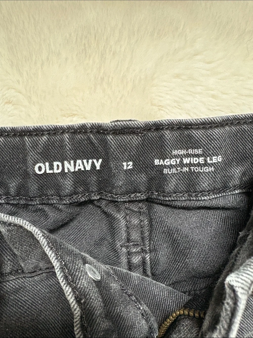Old Navy Black Wide-Leg Kids Jeans